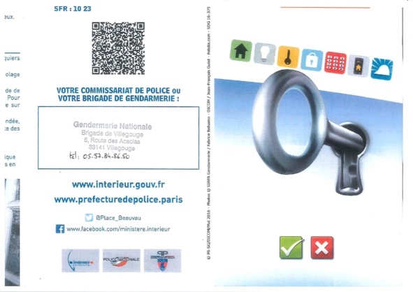 ATTENTION AUX CAMBRIOLAGES ATTENTION AUX CAMBRIOLAGES