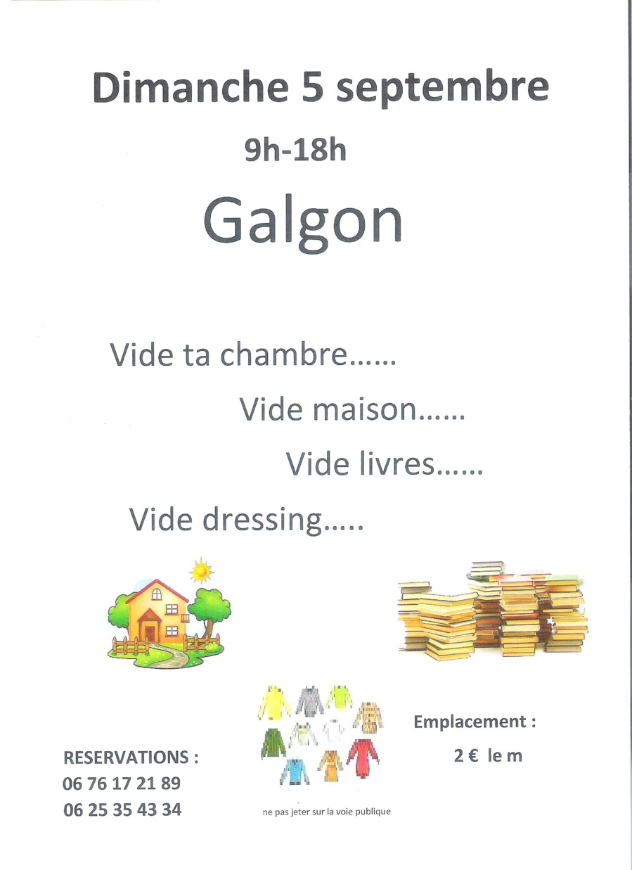 fête locale de GALGON les 3, 4 et 5 septembre