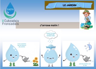Economisons l'eau en cette période de fortes chaleurs Economisons l'eau en cette période de fortes chaleurs