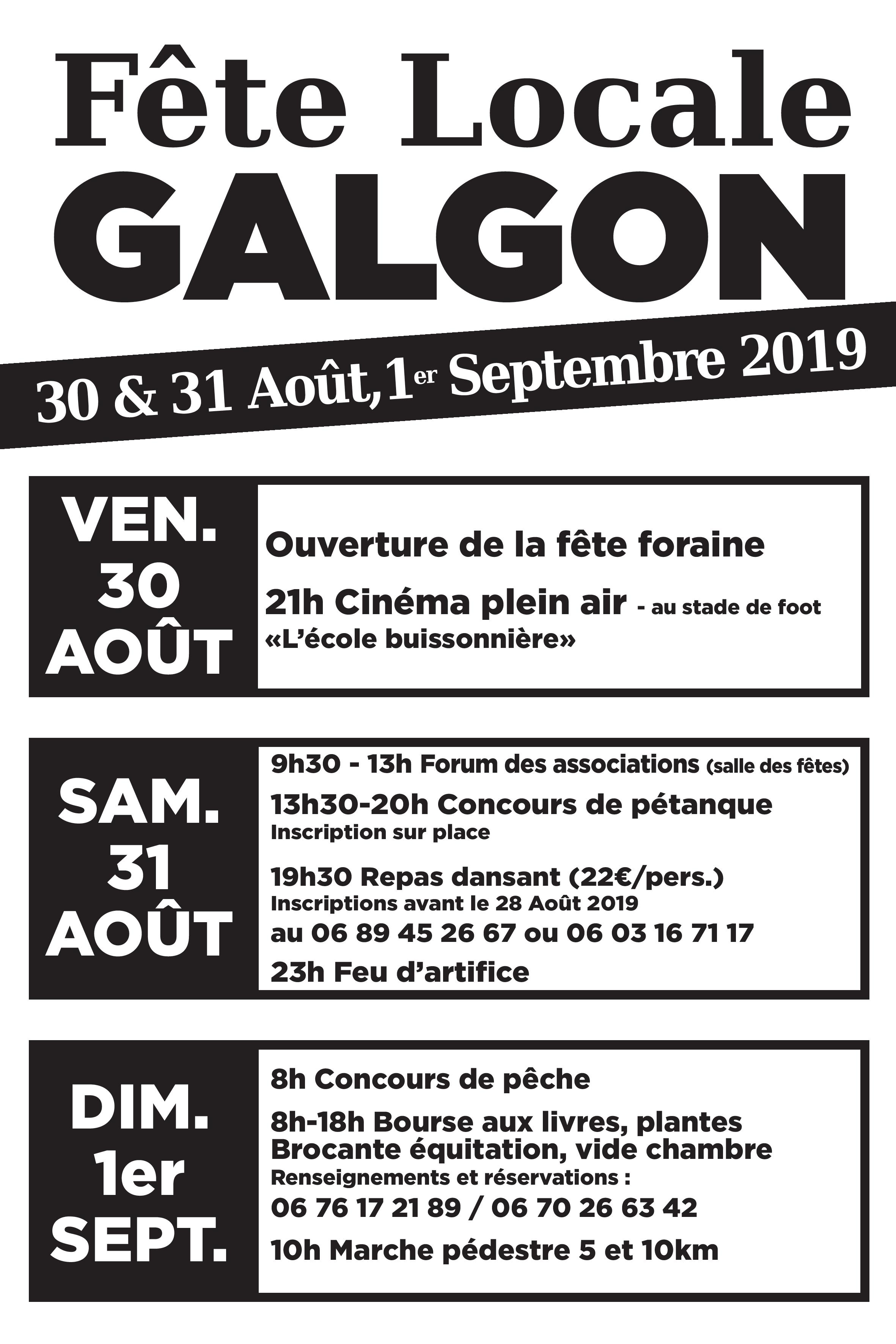 FÊTE LOCALE FÊTE LOCALE