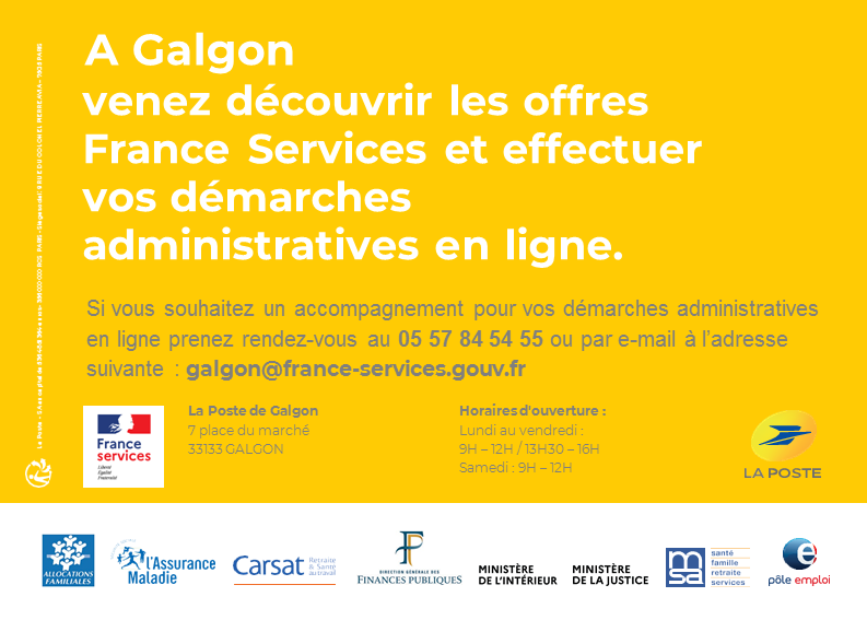 FRANCE SERVICE est à GALGON