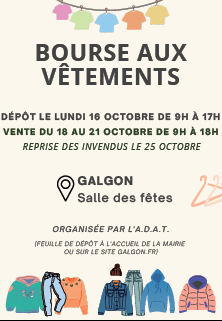 Bourse aux vetements 2023