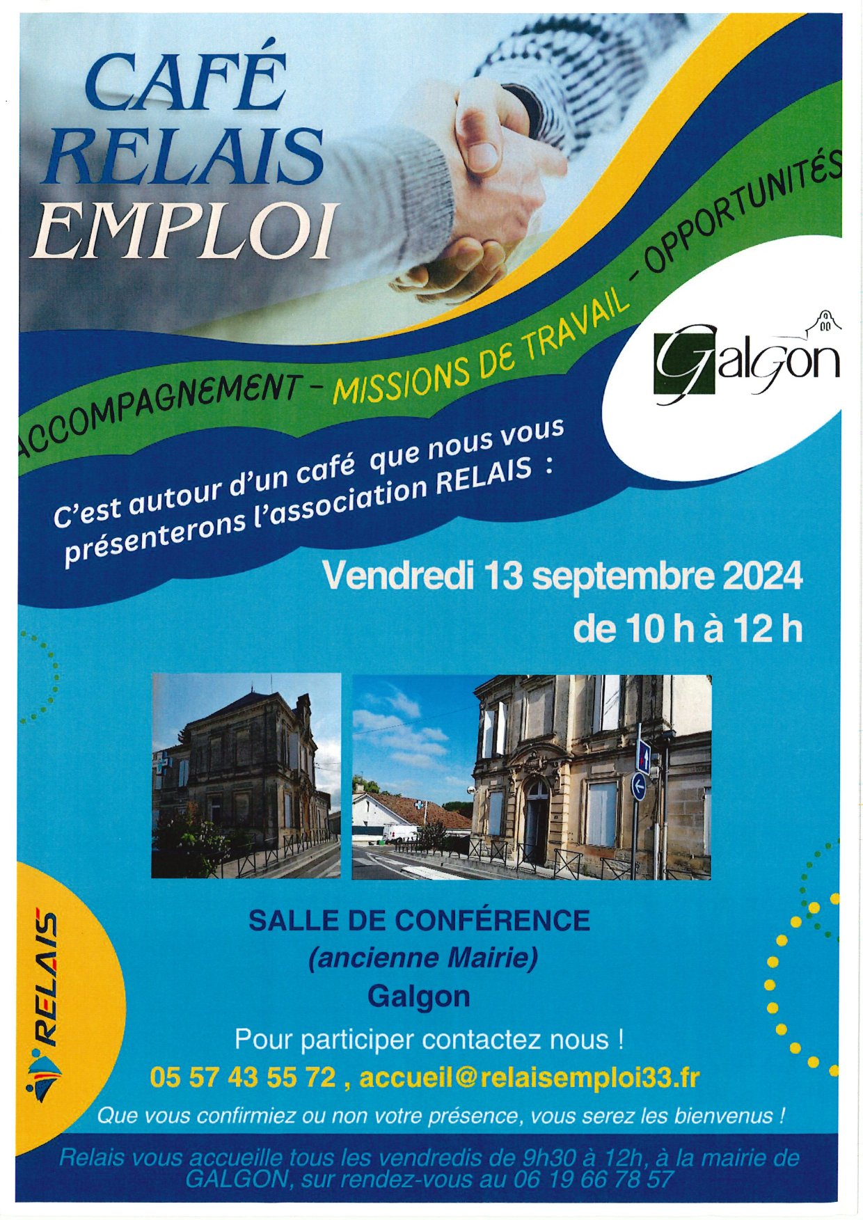 Café Relais Emploi le 13 septembre 