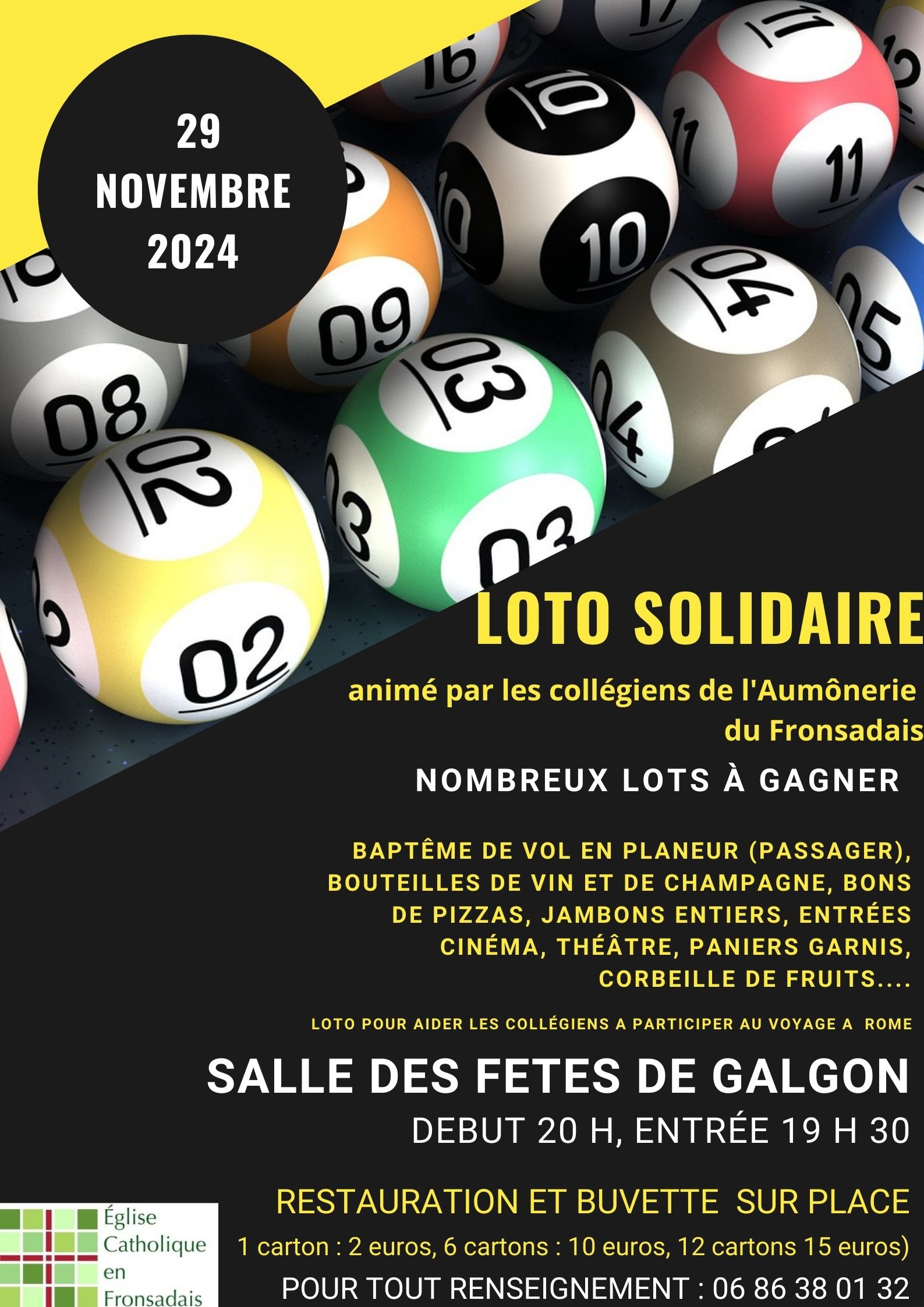 Loto solidaire le 29 Novembre 2024