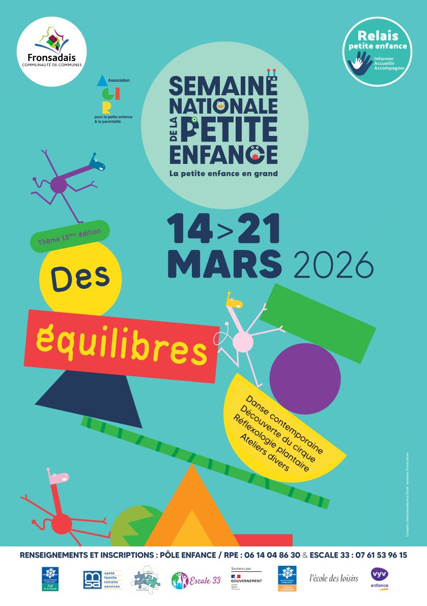 Semaine de la petite enfance du 14 au 21 mars 2026