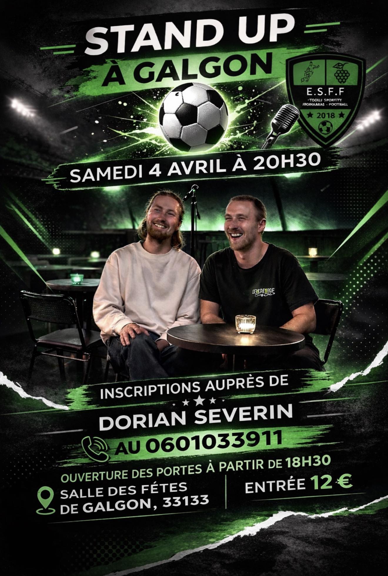 Stand-Up à GALGON le 4 Avril