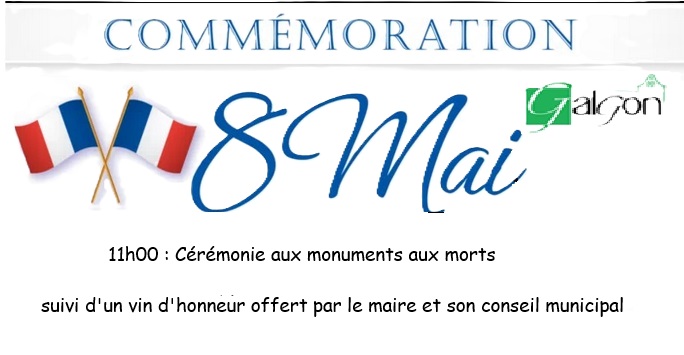 Commémoration du 8 mai à GALGON