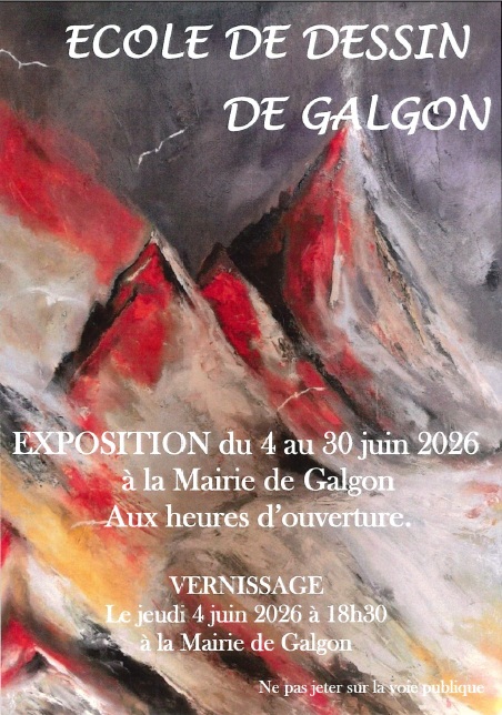Exposition de l'école de dessin du 4 au 30 juin