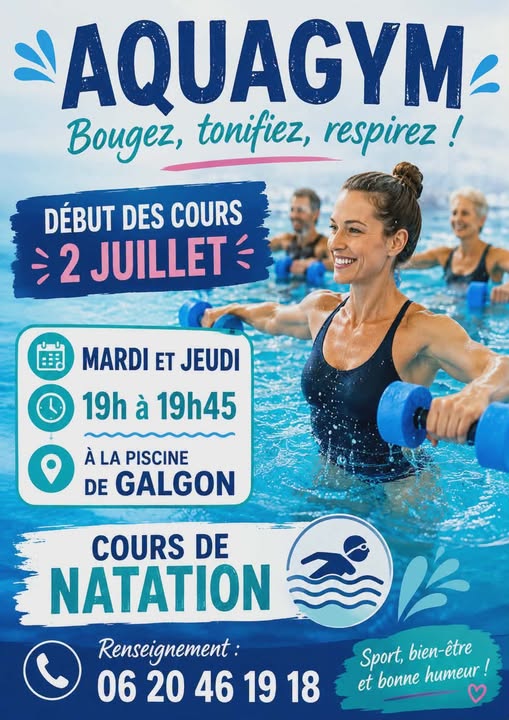 Cours d'Aquagym
