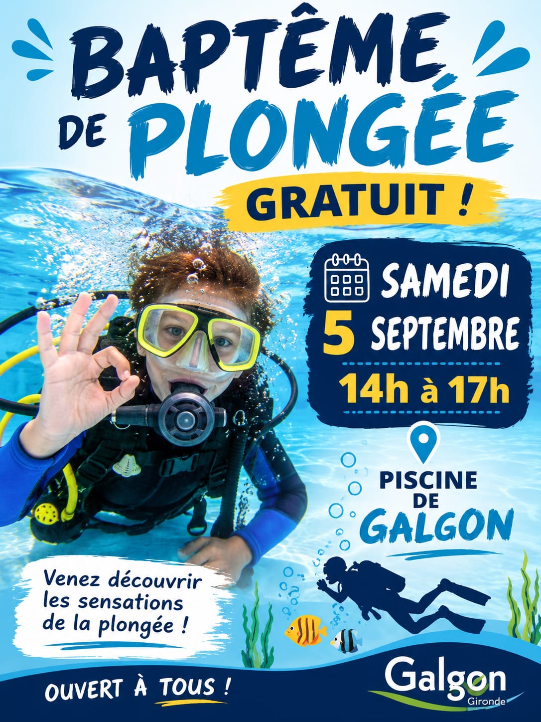 Fete locale GALGON 2026 - Baptêmes de plongée