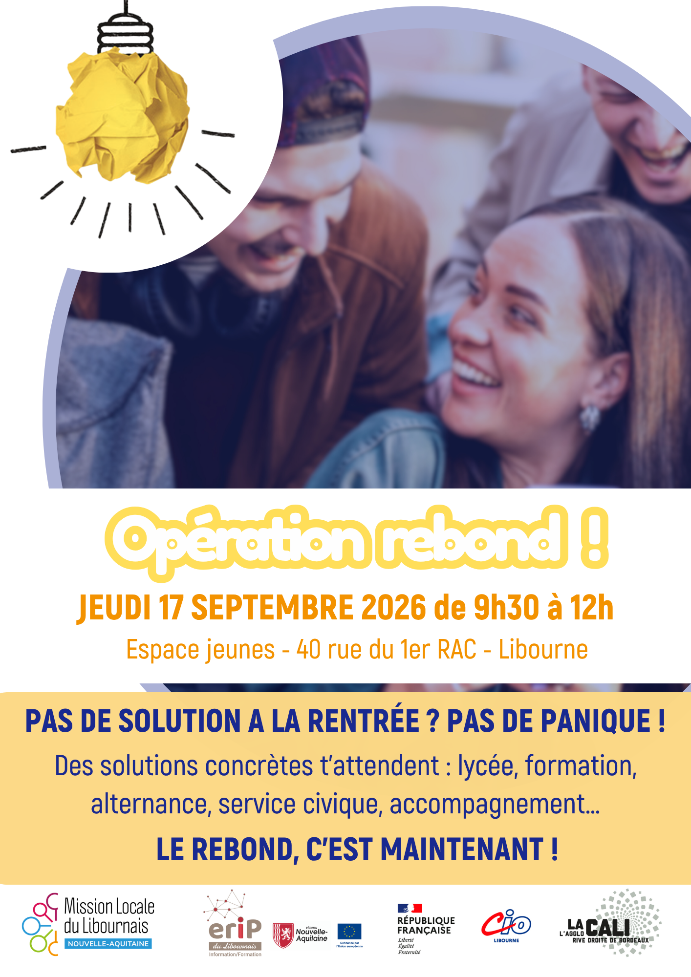 Message de la Mission Locale du Libournais