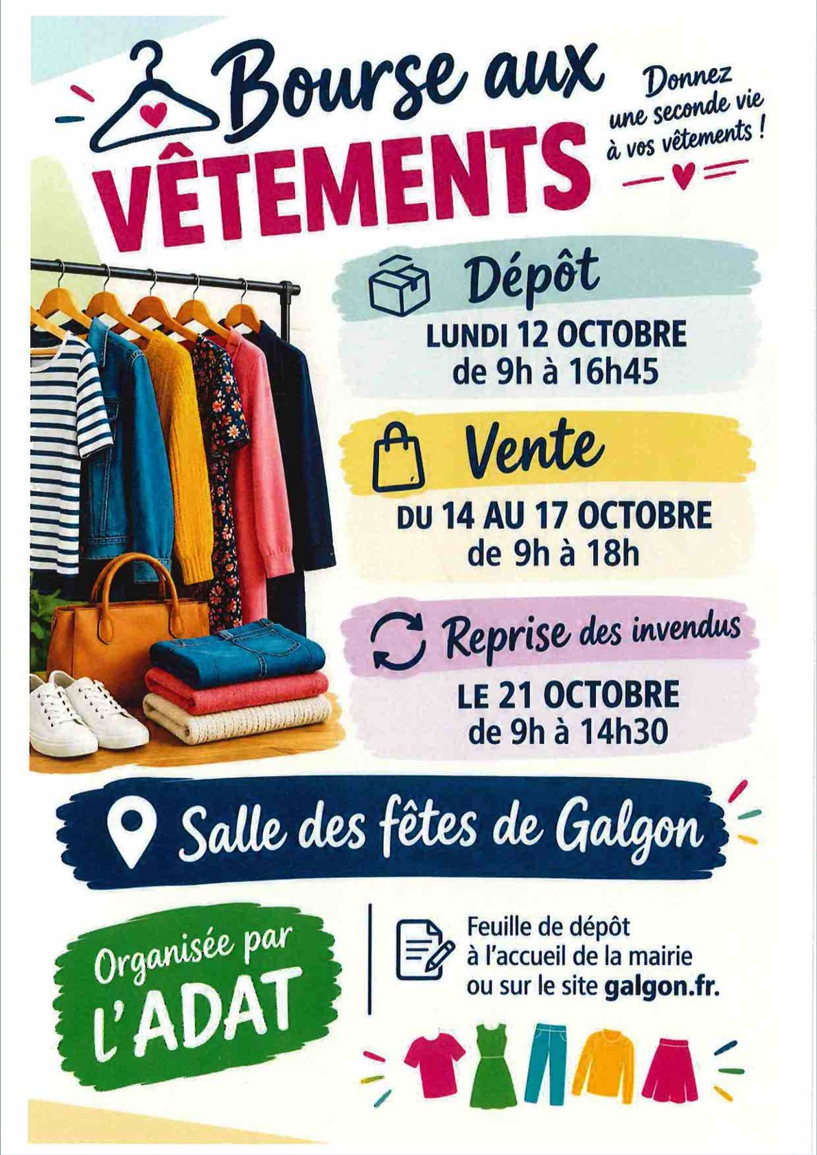 Bourse aux vetements Automne 2026