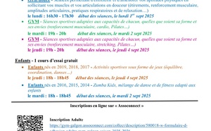 Saison 2025/2026 association Gym Galgon
