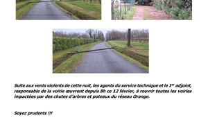 Les suites de la tempete Nils