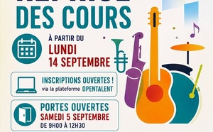 Ecole de musique saison 2026-2027