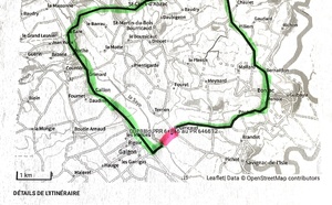 Déviation routiere pour 21 jours entre  le 1er septembre 8h00 et 27 novembre 2026 18h00 au carrefour de Bourricaud