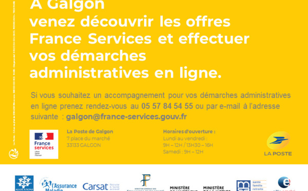 FRANCE SERVICE est à GALGON