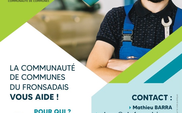 La communauté de communes du Fronsadais aide les entreprises