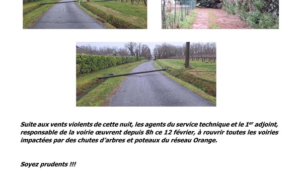 Les suites de la tempete Nils