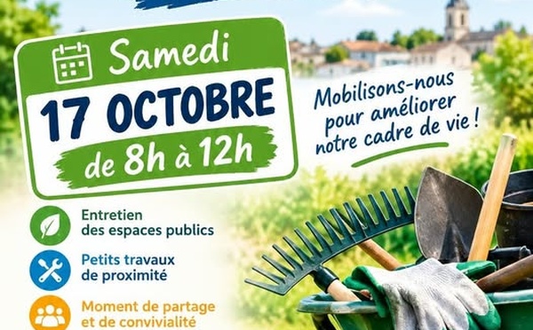 Journée citoyenne le 17 octobre 2026